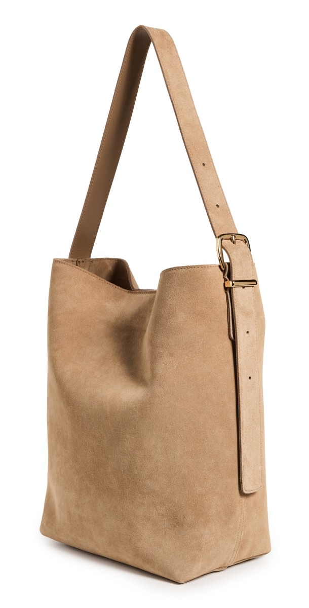 Madewell Essentials Bucket Tote Tawny Khaki