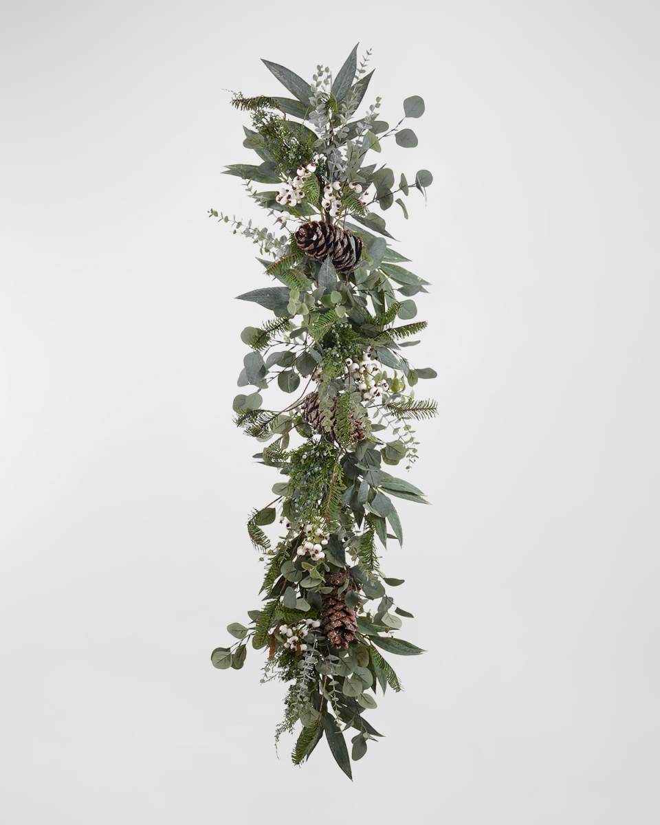 5' Eucalyptus Holiday Garland