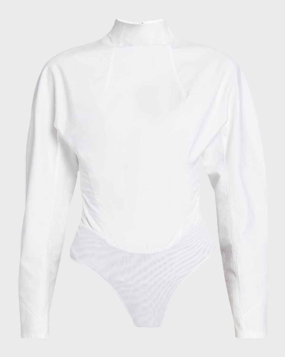 Cinched Long-Sleeve Top