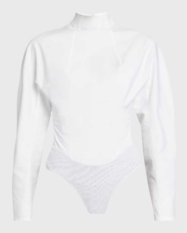 Cinched Long-Sleeve Top