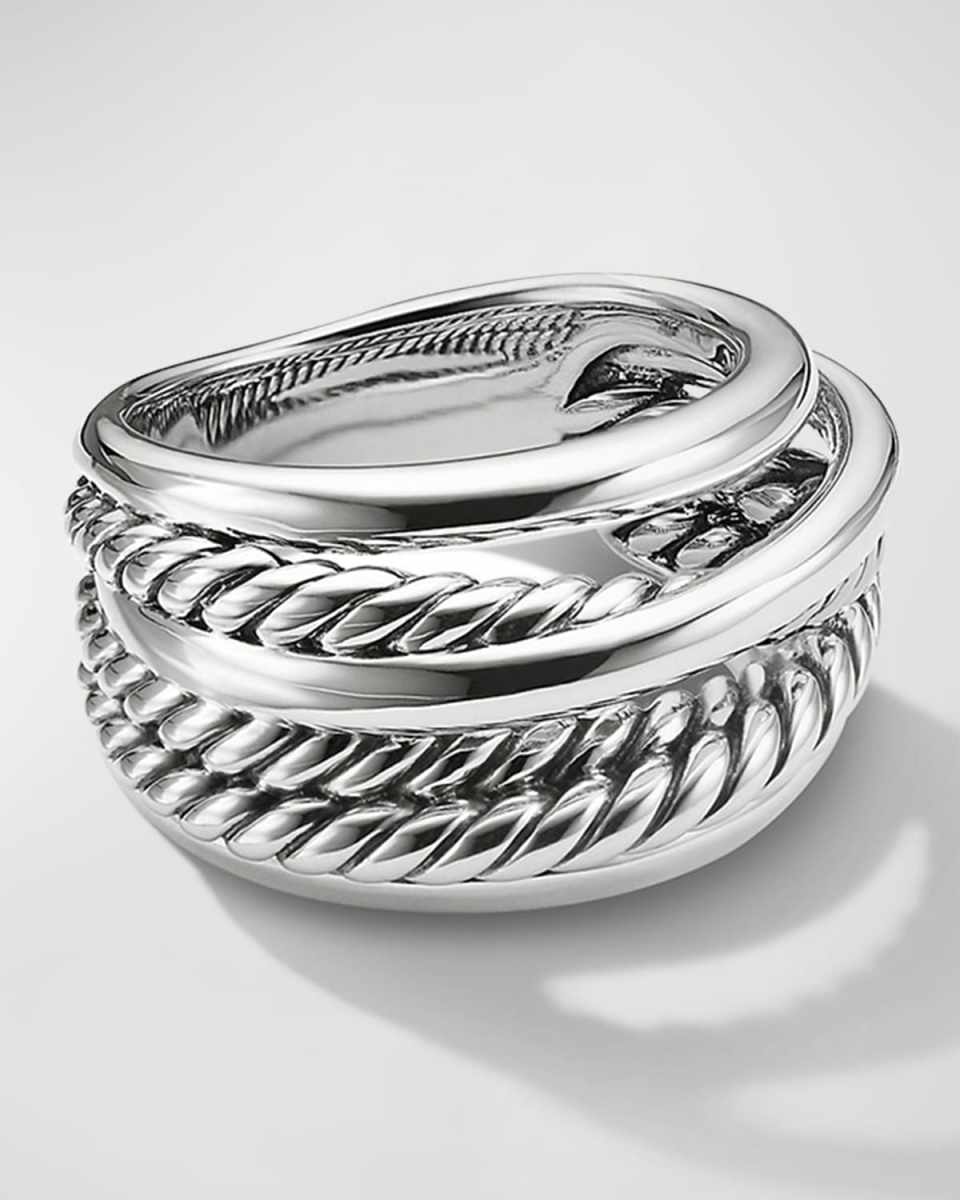 Crossover Ring in Silver, 14.7mm