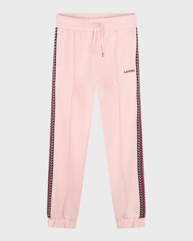 Girl's Logo-Print Track Suit Pants, Size 8-14