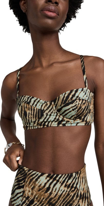 Ulla Johnson Zahara Bikini Top Sage