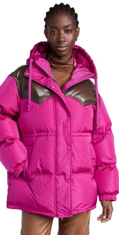 STAND STUDIO Matterhorn Jacket Cassis/Ebony Brown
