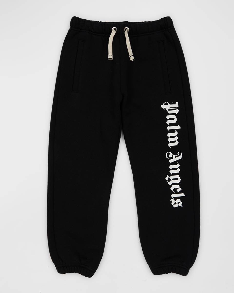 Boy's Classic Logo-Print Sweatpants, Size 4-