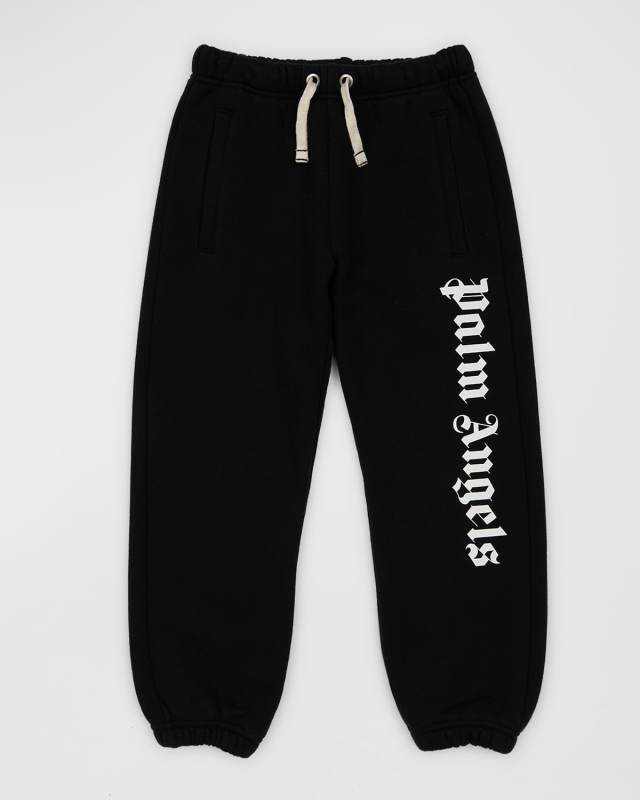 Boy's Classic Logo-Print Sweatpants, Size 4-10