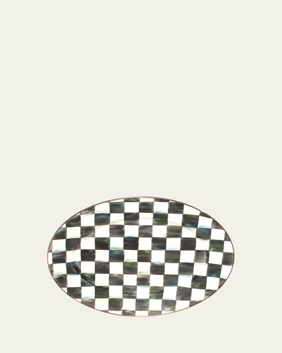 Medium Courtly Check Oval Platter