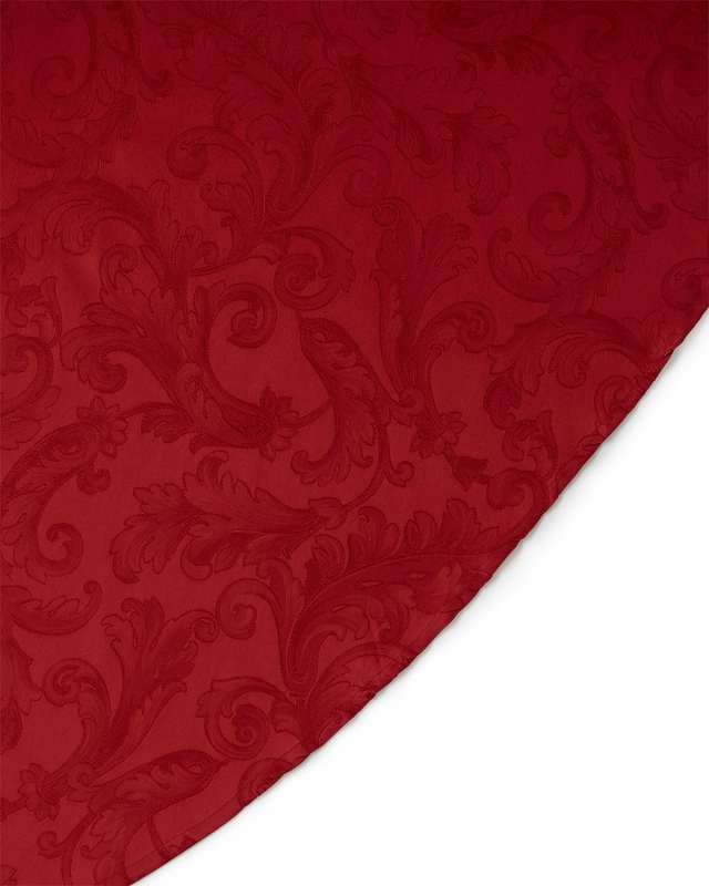 Acanthus Jacquard Round Tablecloth, 104 "Dia