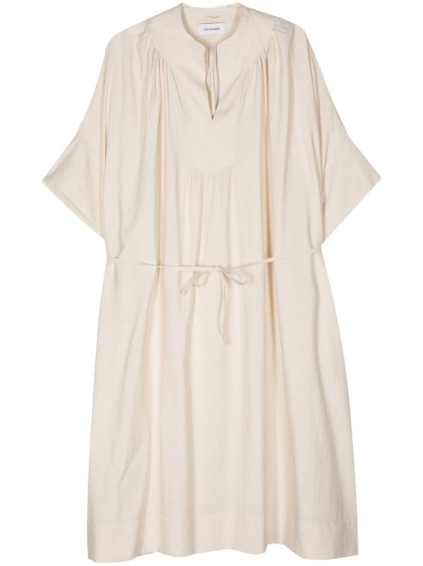 belted midi dress