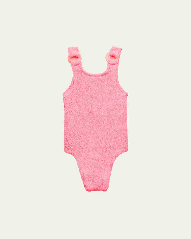 Girl's Domino One-Piece Swimsuit