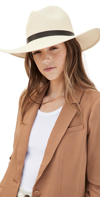 Janessa Leone Gloria Fedora Cream