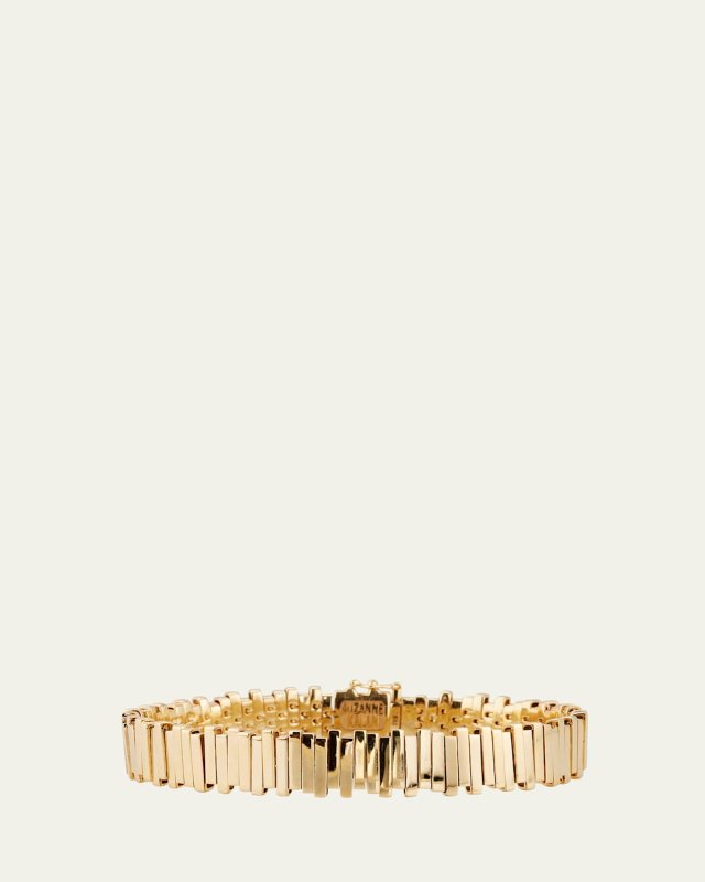 18k Yellow Gold Tennis Bracelet