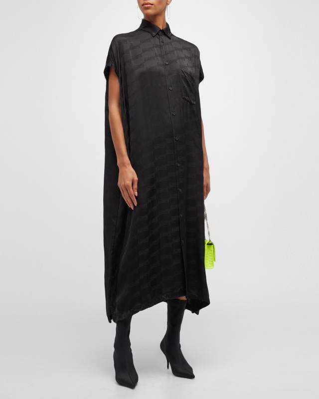 BB Monogram Rawcut Dress