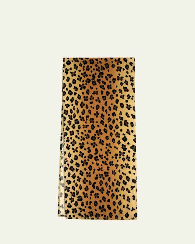 Leopard Sateen Table Runner, 16" x 90"