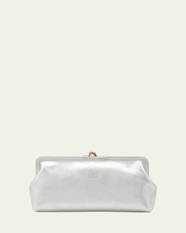 Classic Vaccjetta Leather Clutch Bag