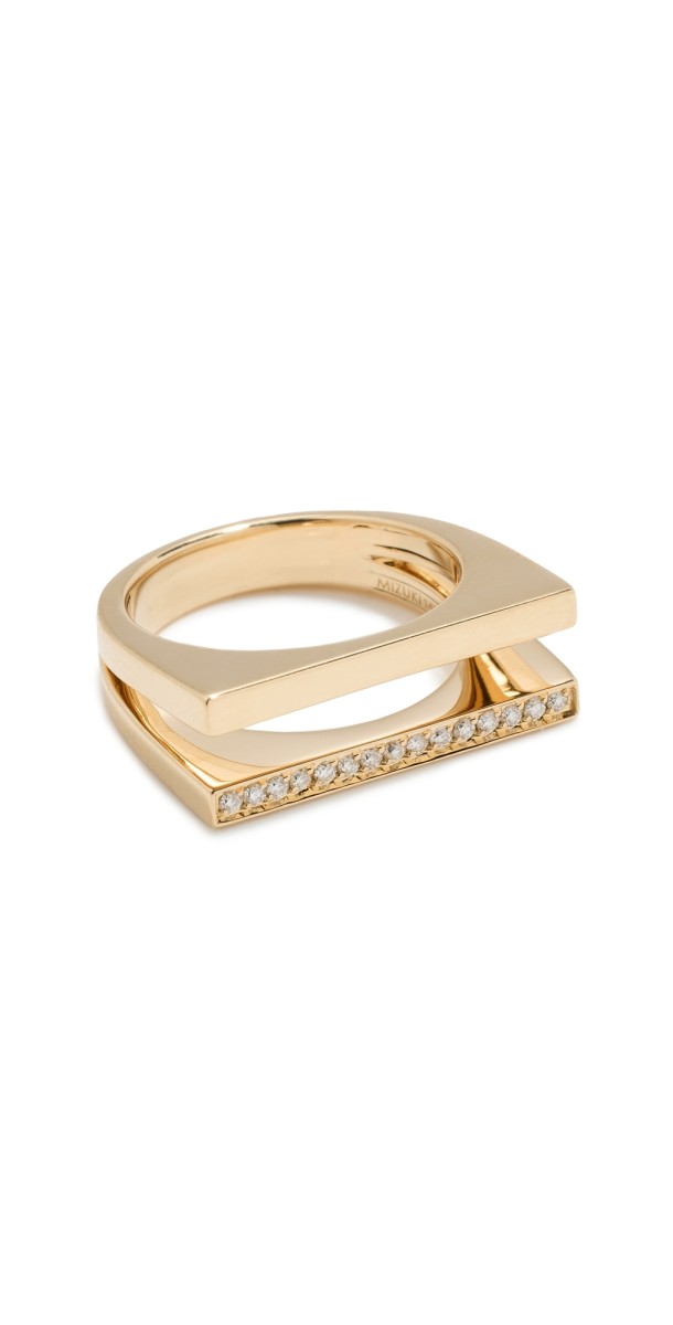 Mizuki 14k Ring Gold/Diamond