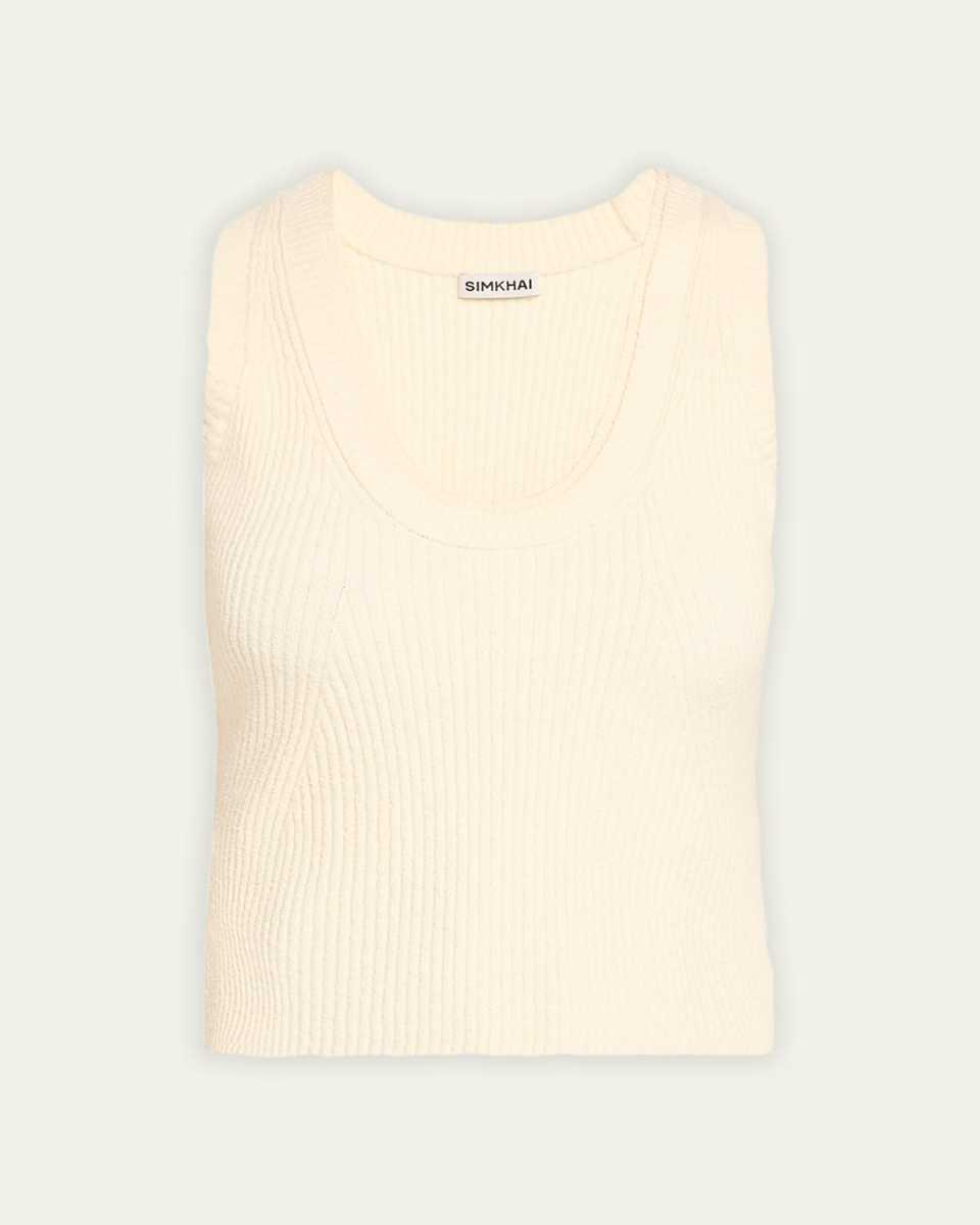 Sibyl Sleeveless Knit Tank Top