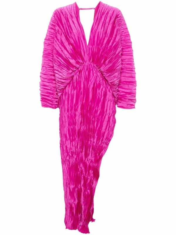 De Luxe crinkled gown