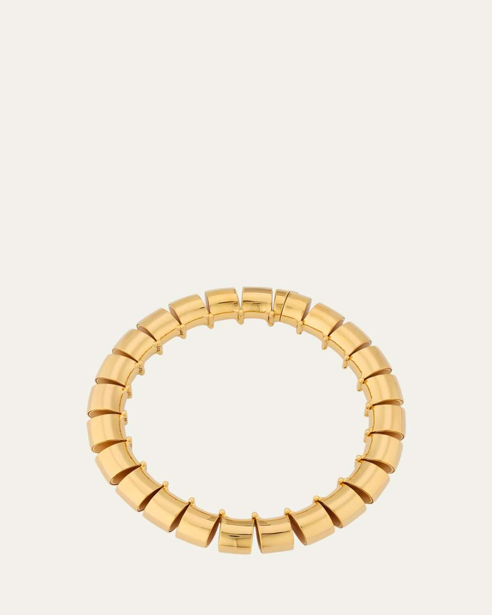 Goldtone Coil Necklace
