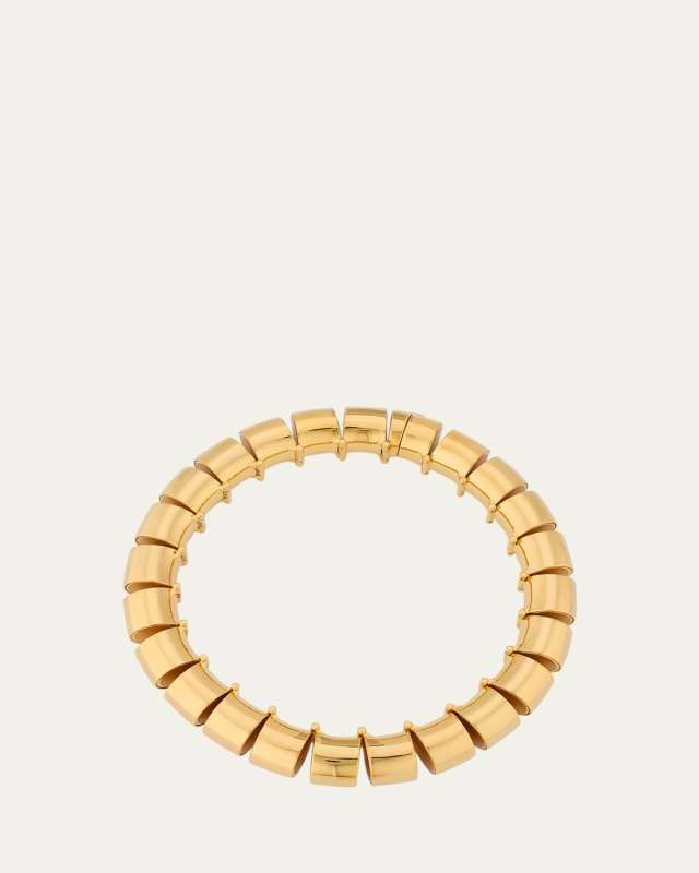 Goldtone Coil Necklace