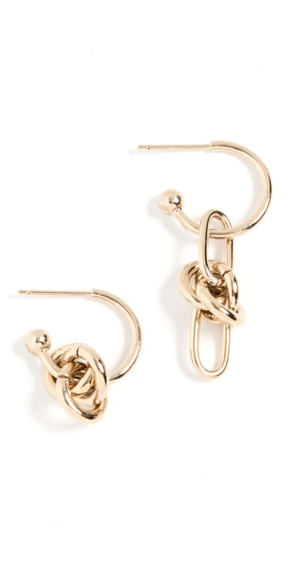 Justine Clenquet Daria Earrings Gold