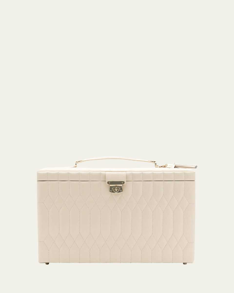 Caroline Ivory Extra Large Jewelry Box