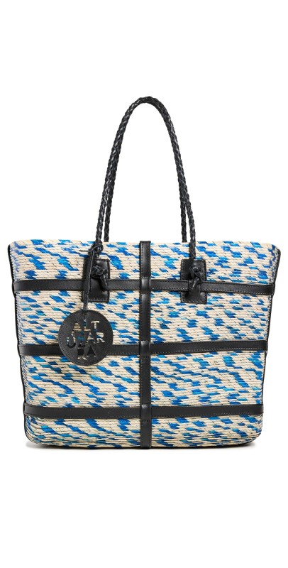 Altuzarra Watermill East West Tote Blue Pinto