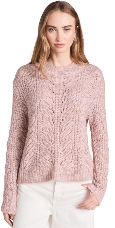 Z Supply Dove Sweater Shadow Mauve