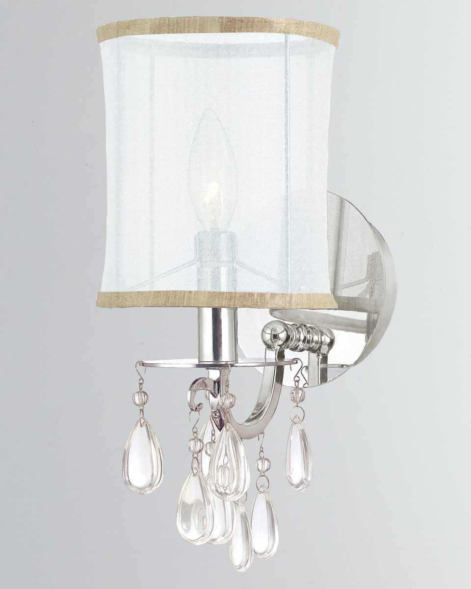 Hampton 1-Light Chrome Sconce