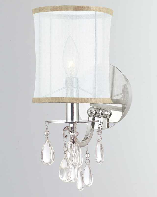 Hampton 1-Light Chrome Sconce
