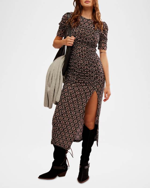 Briella Floral Midi Dress