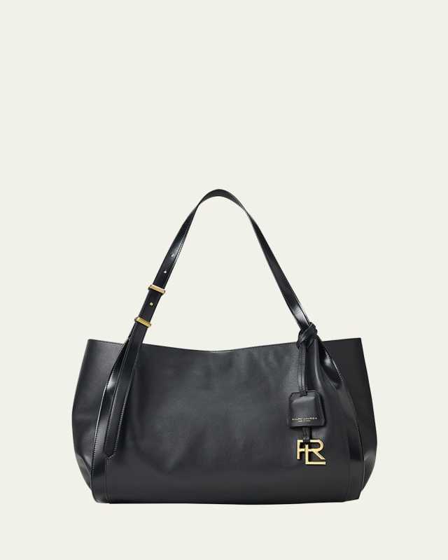RL 888 Medium Leather Tote Bag