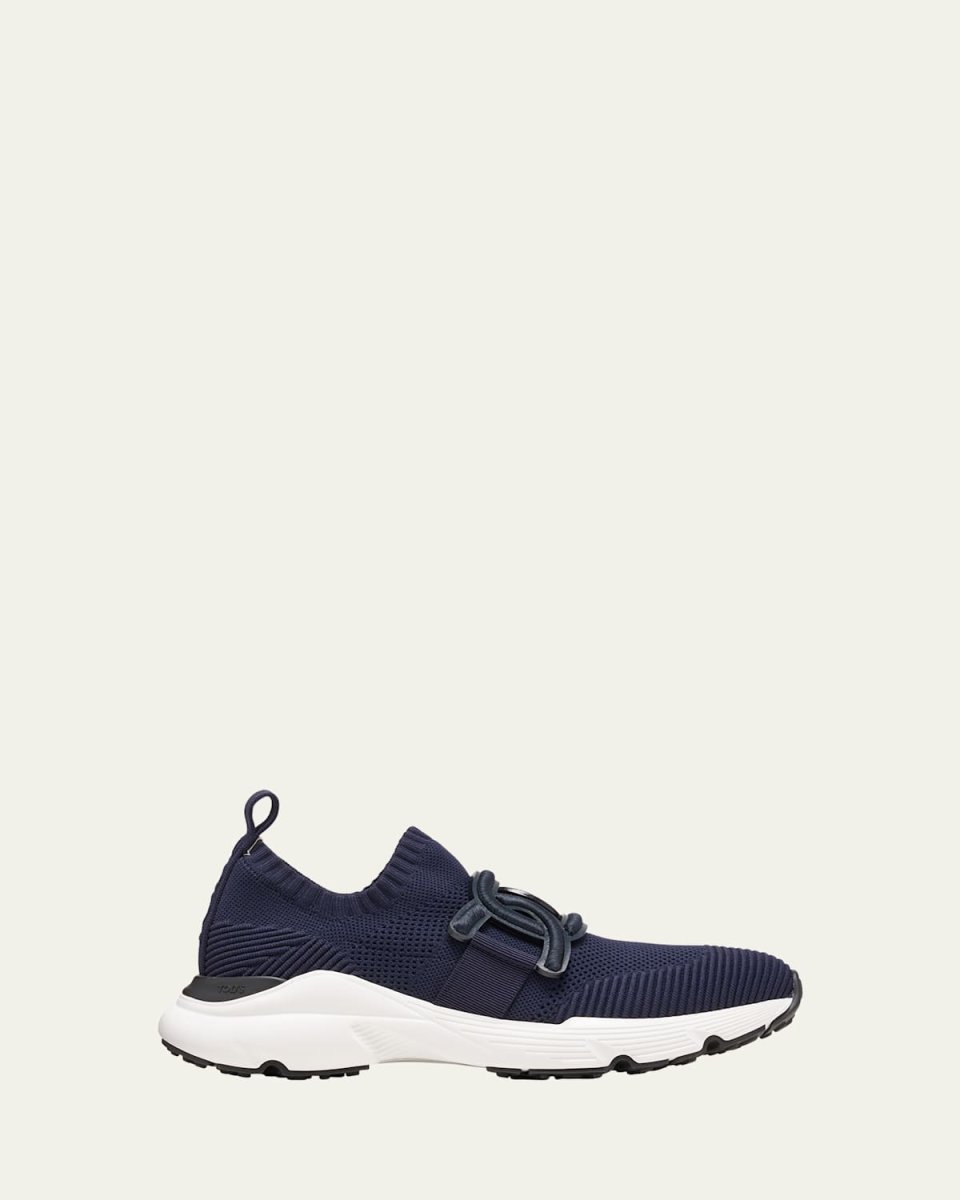 Stretch Knit Chain Runner Sneakers