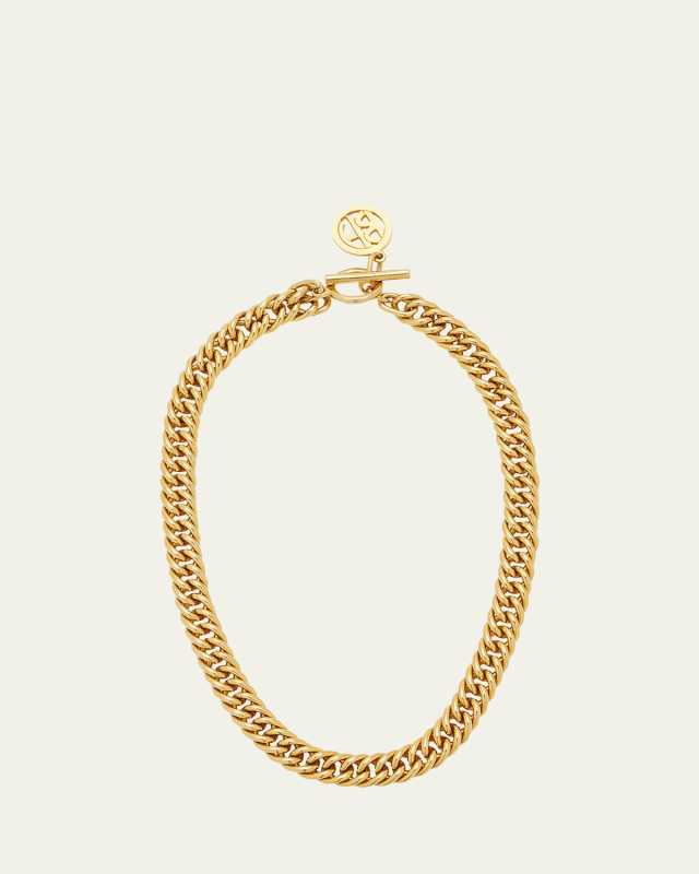 Gold Chain Toggle Necklace