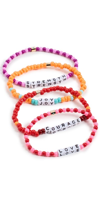 Roxanne Assoulin Focus Bracelets Warm Set of 4 Multi