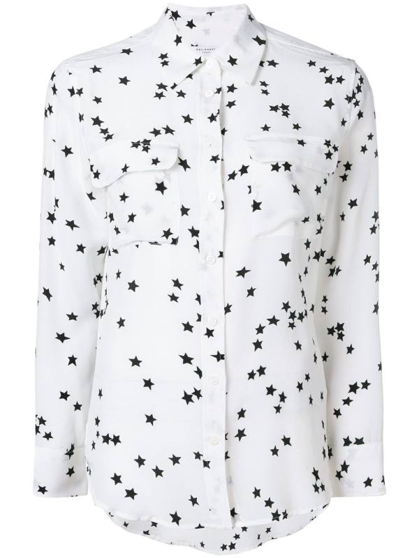 Signature slim-fit silk shirt