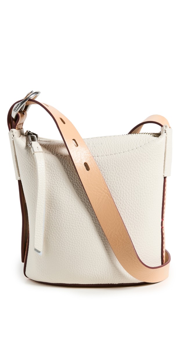 rag & bone Belize Mini Bucket Bag Antqwht