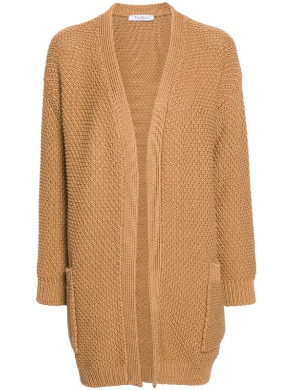 chunky-knit cardigan