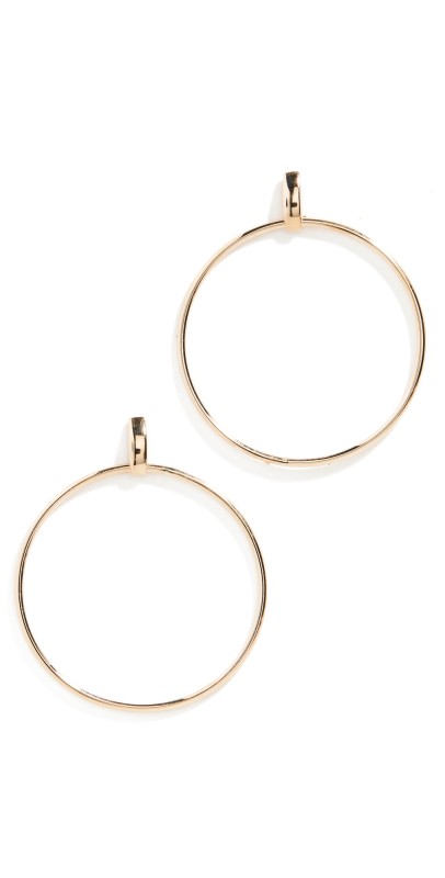 Ariel Gordon Jewelry Door Knocker Hoops Gold