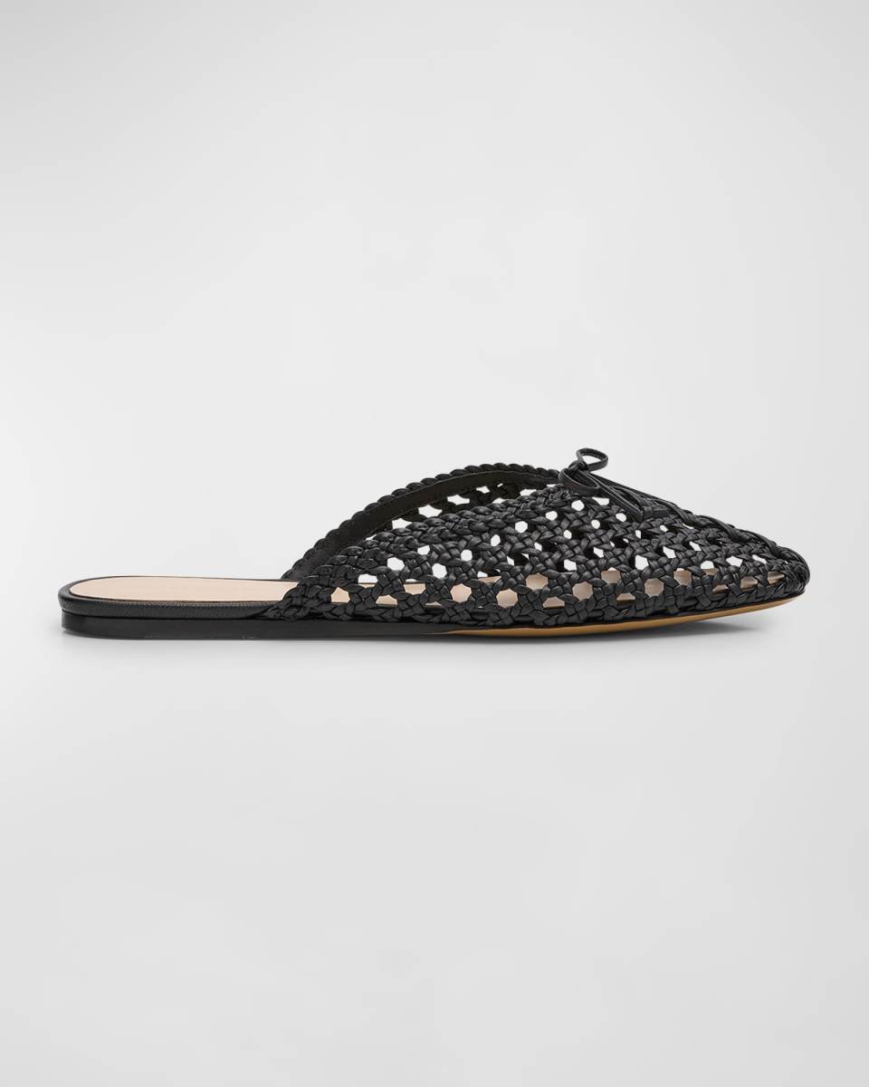 Regency Braided Bow Slipper Mules