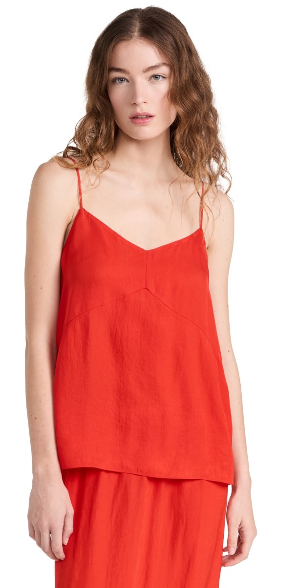 Tibi The Slip Cami Red