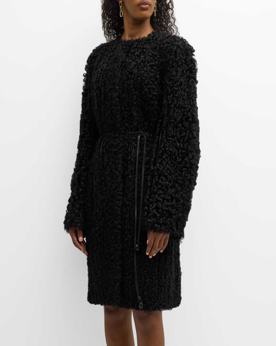Watson Curly Lamb Shearling Coat