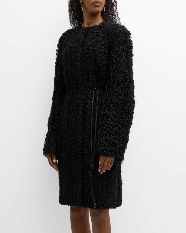 Watson Curly Lamb Shearling Coat