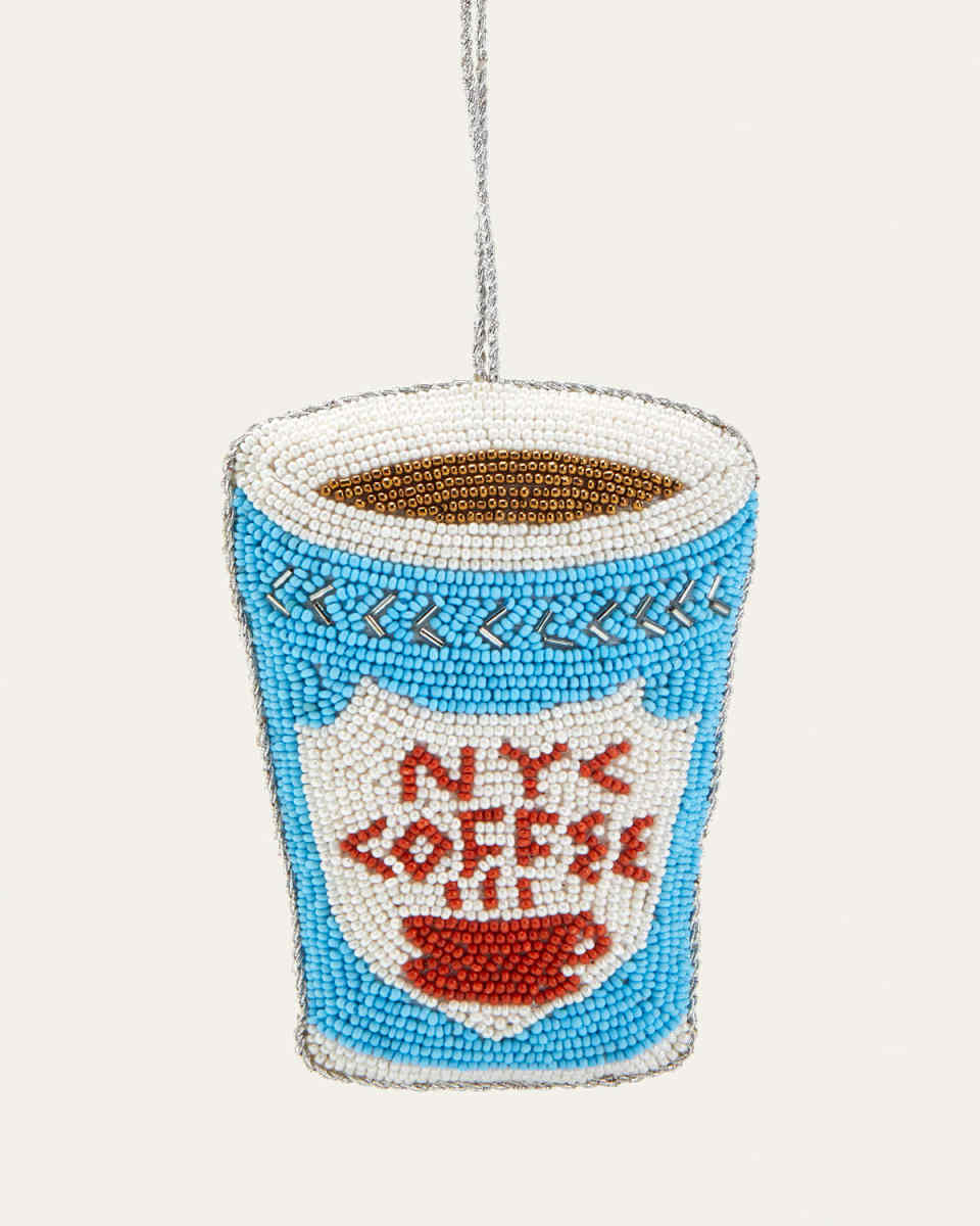 Deli Cup Beaded Ornament