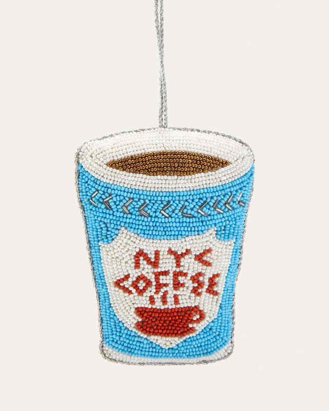 Deli Cup Beaded Ornament