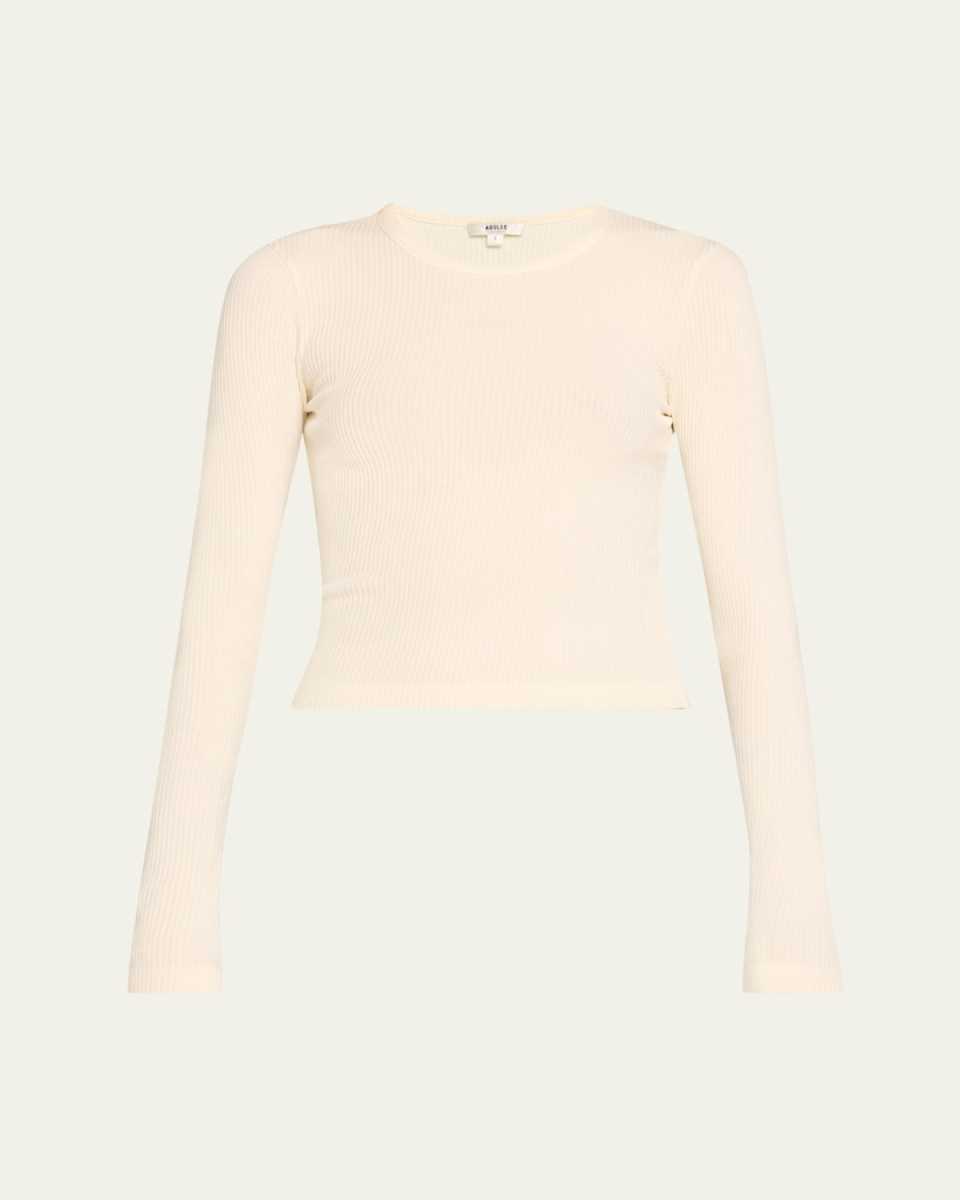 Alma Shrunken Long-Sleeve T