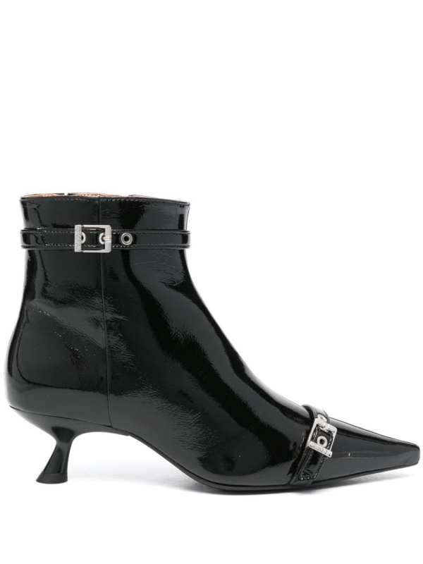 ankle length pointed toe boots
