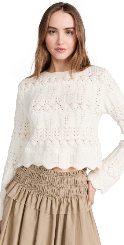 Line & Dot Kerry Sweater Ivory