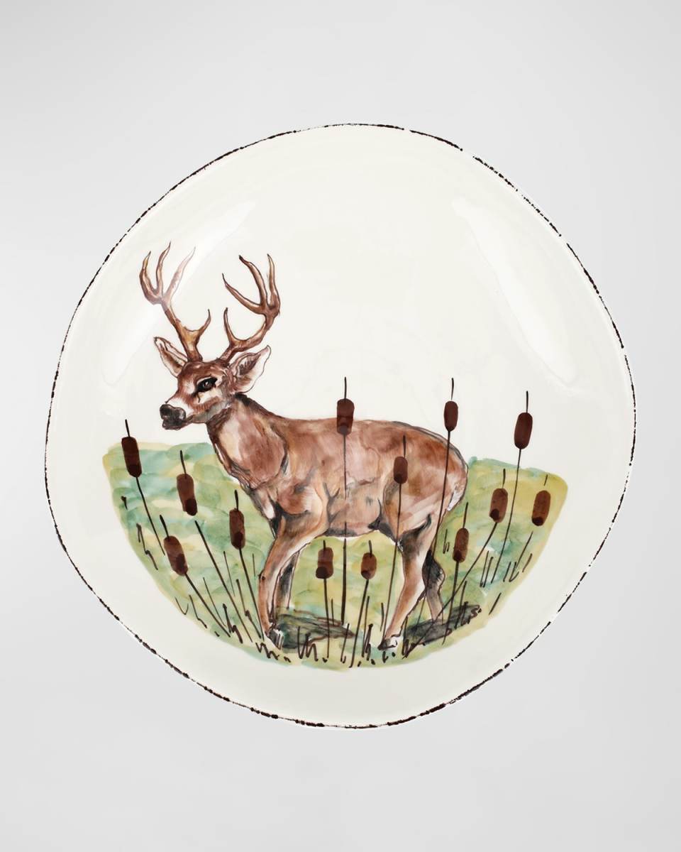 Wildlife Deer Large Bowl