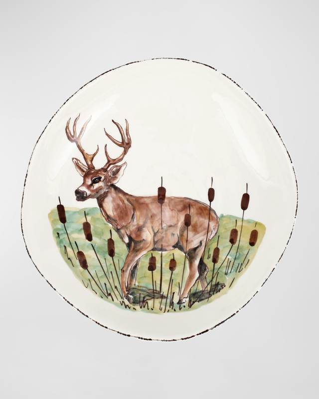 Wildlife Deer Large Bowl